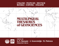 Multilingual Thesaurus of Geosciences/English, French, German, Russian, Spanish, Italian