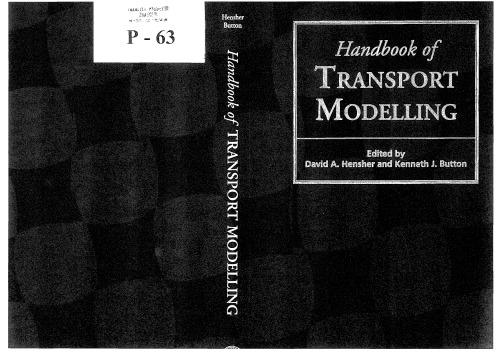 Handbook of Transport Modelling