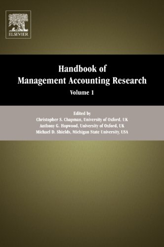 Handbook of Management Accounting Research, 1