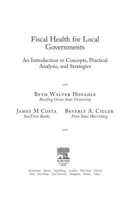 Fiscal Health for Local Governments