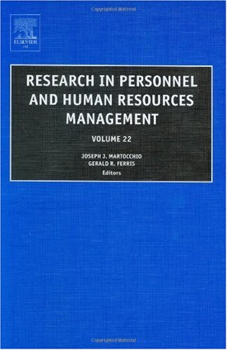 Research in Personnel and Human Resources Management