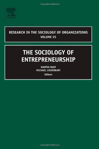 The Sociology of Entrepreneurship