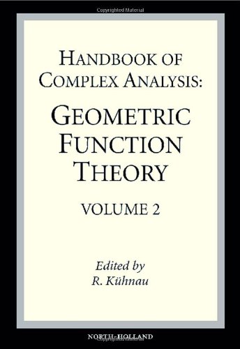 Handbook of Complex Analysis