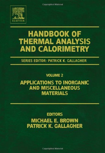 Handbook of Thermal Analysis and Calorimetry