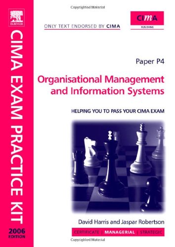 Cima Exam Practice Kit Organisational Management and Information Systems