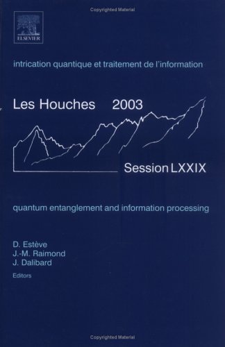 Quantum Entanglement and Information Processing