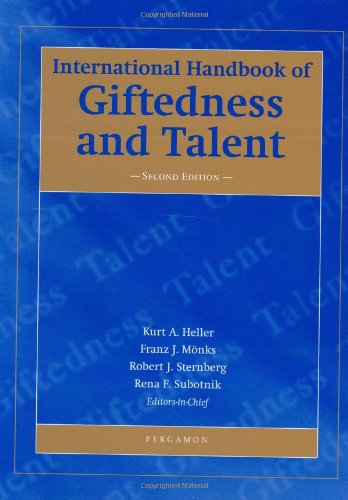 International Handbook of Giftedness and Talent