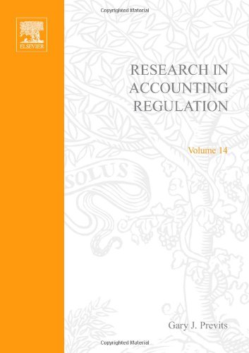 Research in Accounting Regulation, Volume 14