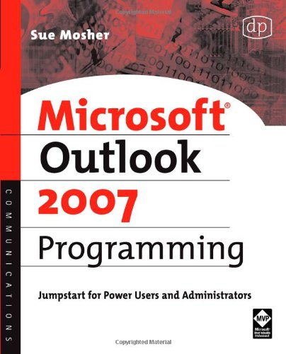 Microsoft Outlook 2007 Programming