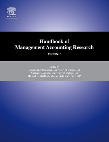 Handbook of Management Accounting Research, 3