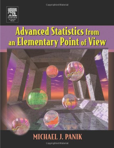 Advanced statistics from an elementary point of view