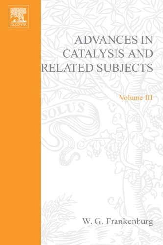 Advances in Catalysis, Volume 3