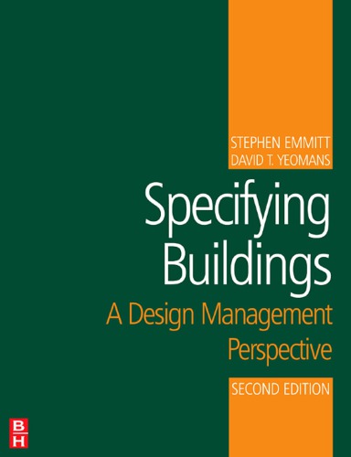 Specifying buildings : a design management perspective