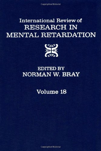 International Review of Research in Mental Retardation, Volume 18