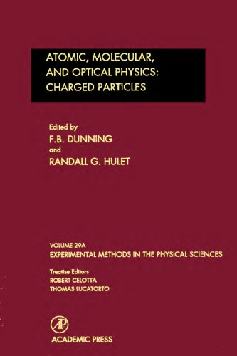 Experimental Methods in the Physical Sciences, Volume 29A