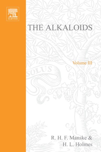 The Alkaloids, Volume 3