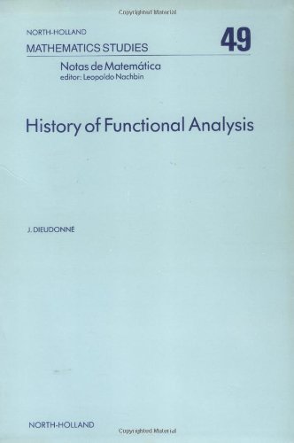 History of Functional Analysis