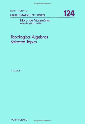 Topological Algebras