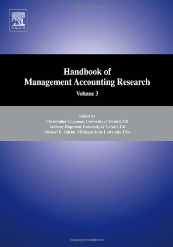 Handbooks of Management Accounting Research 3-Volume Set