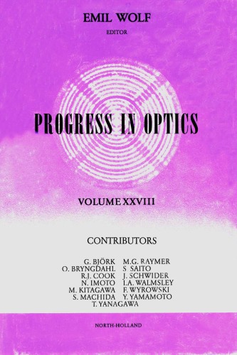 Progress in Optics, Volume 28