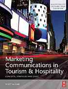 Marketing Communications in Tourism and Hospitality