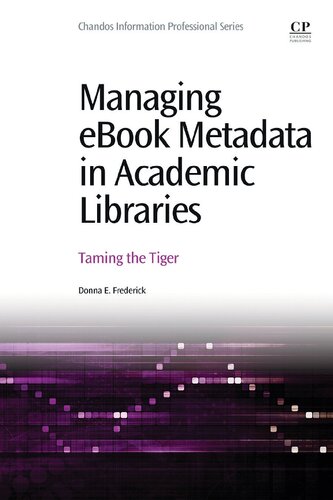 Managing eBook Metadata in Academic Libraries