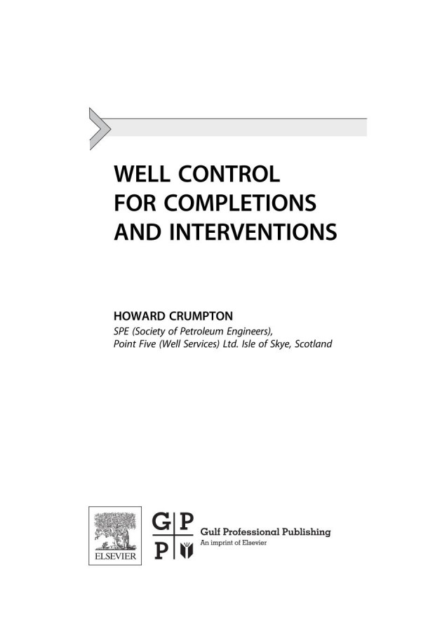 Well Control for Completions and Interventions