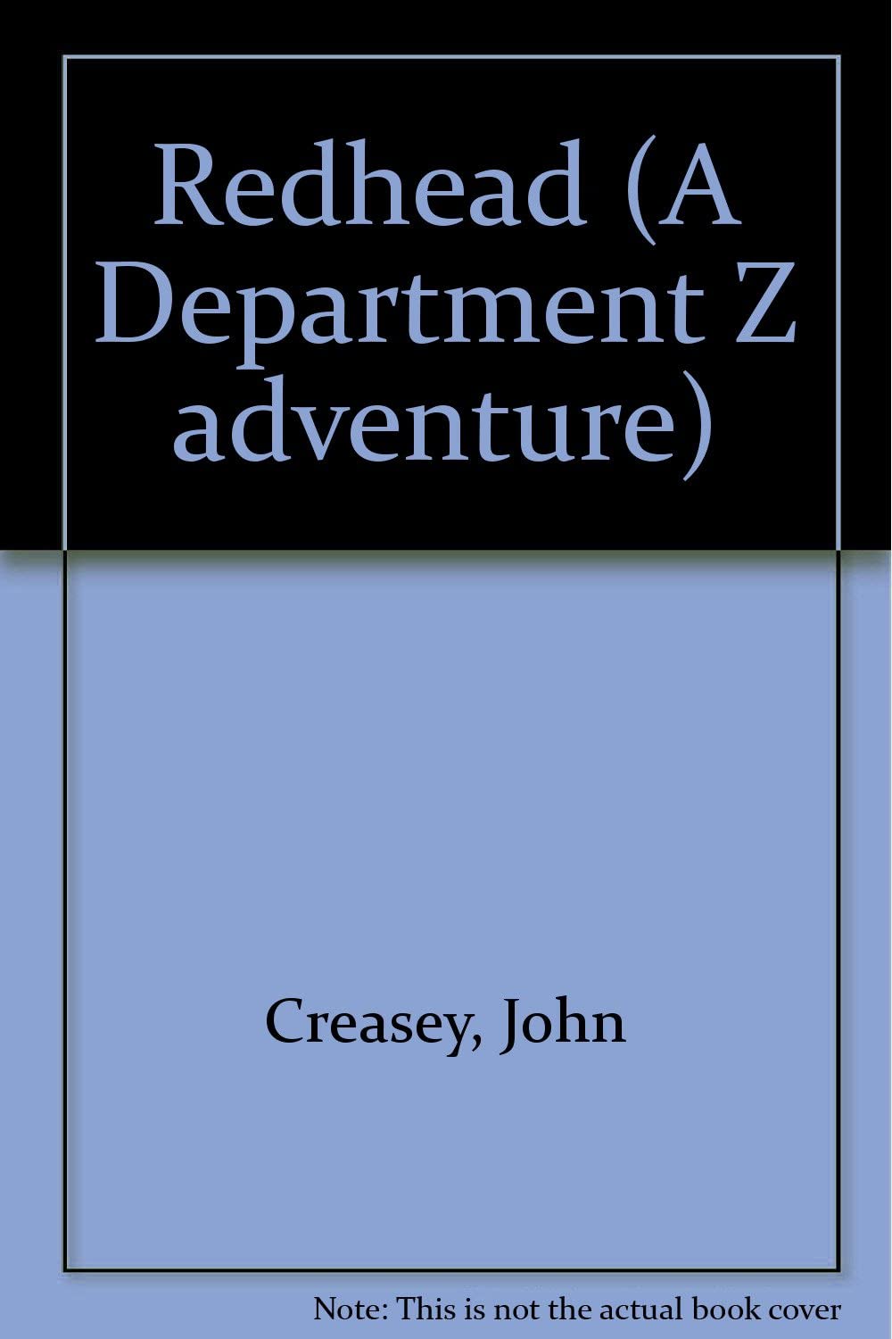 Redhead (A Department Z adventure)