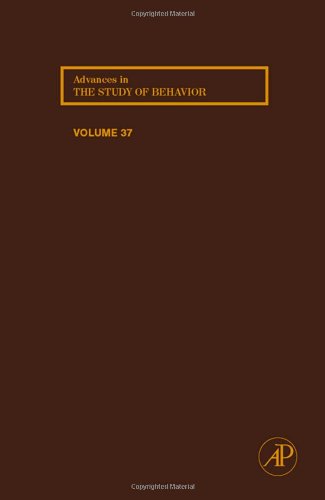 Advances in the Study of Behavior, Volume 37