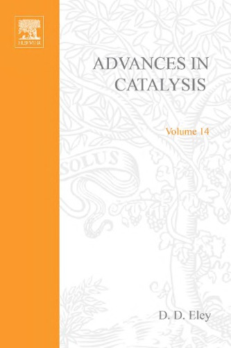 Advances in Catalysis & Related Subjects, Volume 14