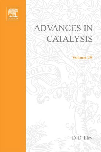 Advances in Catalysis & Related Subjects, Volume 29