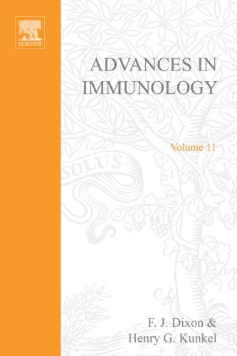 Advances in Immunology, Volume 11