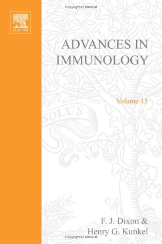 Advances in Immunology, Volume 15