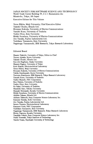 Advances in Software Science &amp; Technology