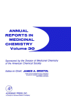 Annual Reports in Medicinal Chemistry, Volume 30