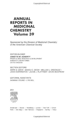 Annual Reports in Medicinal Chemistry, Volume 39