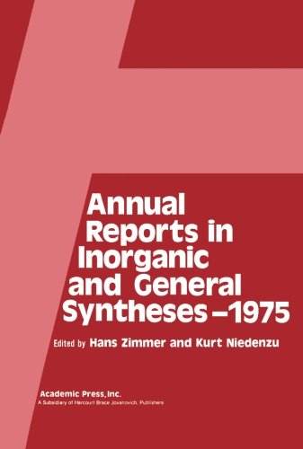 Annual Reports in Inorganic and General Syntheses