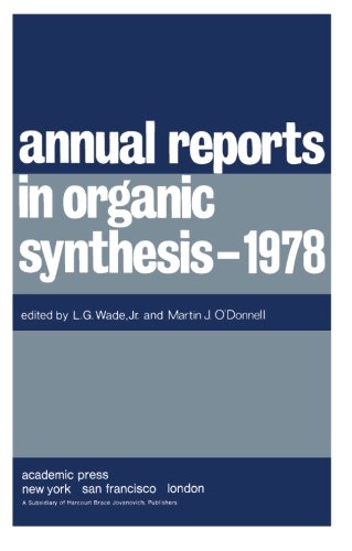 Annual Reports In Organic Synthesis