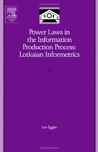 Power Laws in the Information Production Process