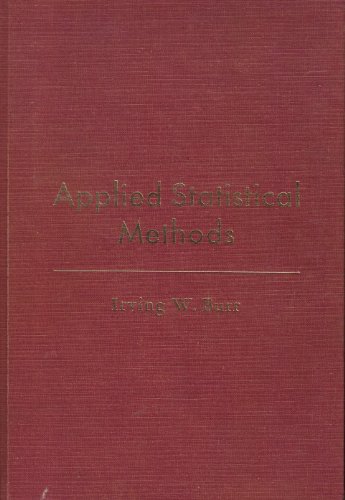 Applied Statistical Methods
