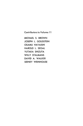Current Topics in Cellular Regulation, Volume 11
