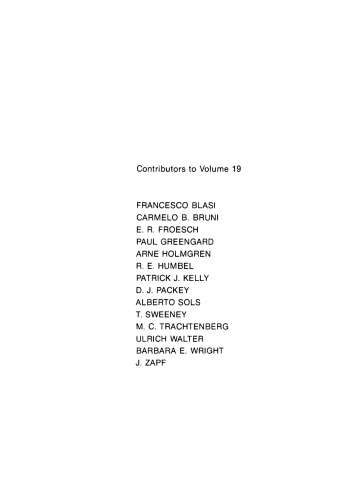 Current topics in cellular regulation. Volume 19