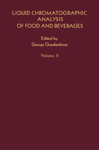 Liquid chromatographic analysis of food and beverages