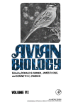 Avian Biology, Vol. 6