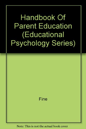 Handbook on Parent Education