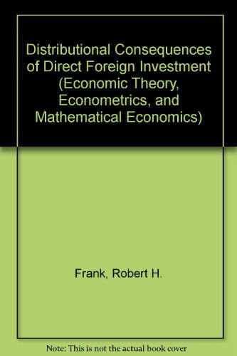 Distributional Consequences of Direct Foreign Investment