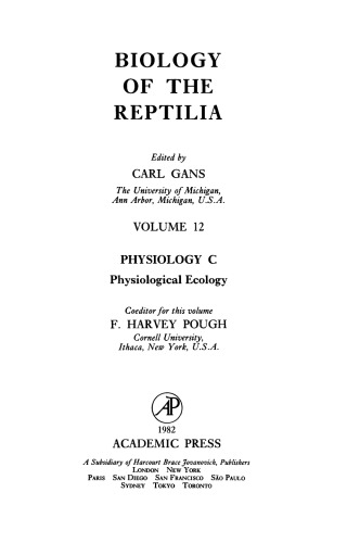 Biology Of The Reptilia