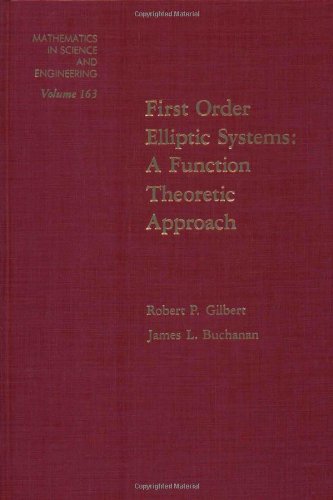 First Order Elliptic Systems