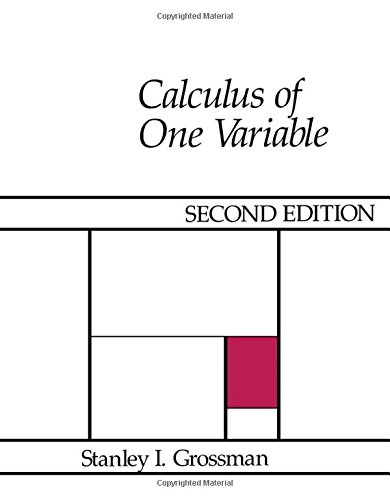 Calculus of One Variable