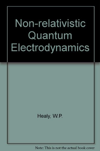 Non-Relativistic Quantum Electrodynamics